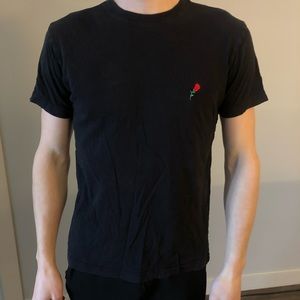 Mens Black Cotton On T-shirt